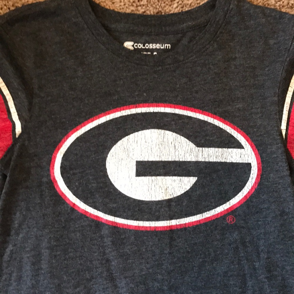 Colosseum Gray UGA University of Georgia Tee - Picture 2 of 5